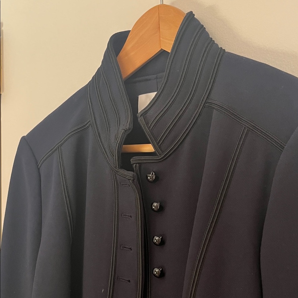 Lewit Classic Navy Structured Blazer - image 3